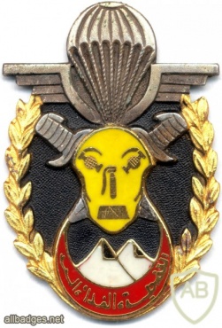 ALGERIA 18th Para-Commando Regt (18 RPC) Breast insignia, DRAGO PARIS, 1966 img2606