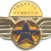 SOUTH AFRICA City of Johannesburg Traffic and Security Department Parachutist qualification wings, issued by Westonaria Parachute Club (WPC), 1980, gold