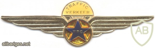 SOUTH AFRICA City of Johannesburg Traffic and Security Department Parachutist qualification wings, issued by Westonaria Parachute Club (WPC), 1980, gold img2588