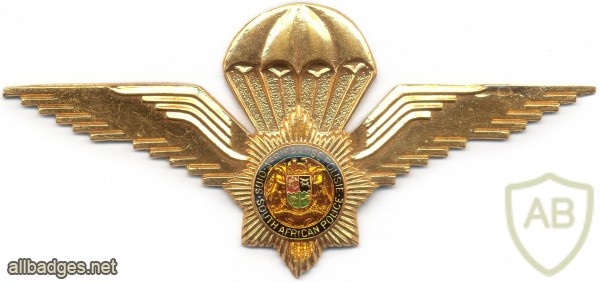 SOUTH AFRICA Police Parachutist qualification wings, Type II, pre-1994 img2602