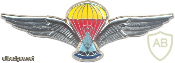 LESOTHO Parachute Instructor wings, silver, 2nd series img3026