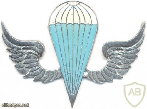 KENYA Parachutist wings, white-blue, silver img3039