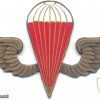 KENYA Parachutist wings, white-red, bronze