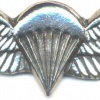 SOUTH AFRICA Parachutist qualification wings, Static line, Advanced, mess dress