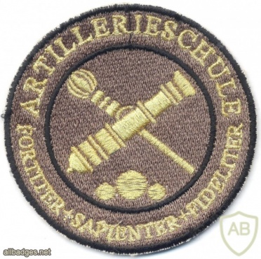 AUSTRIA Army (Bundesheer) - Artillery School sleeve patch img3663