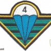 CZECH REPUBLIC 4th Rapid Deployment Brigade parachutist patch, dress version