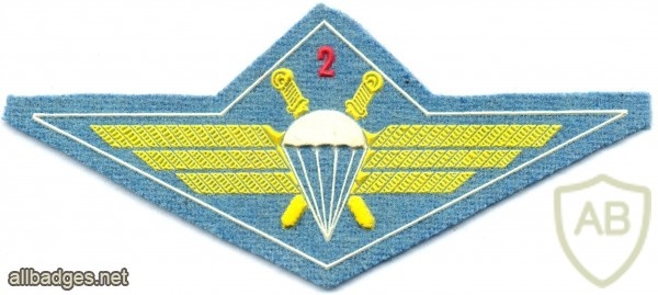  BULGARIA Air Force Parachutist wings, 2nd Class, cloth  img4030