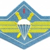  BULGARIA Air Force Parachutist wings, 1st Class, cloth 