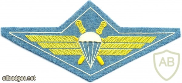  BULGARIA Air Force Parachutist wings, cloth  img4029