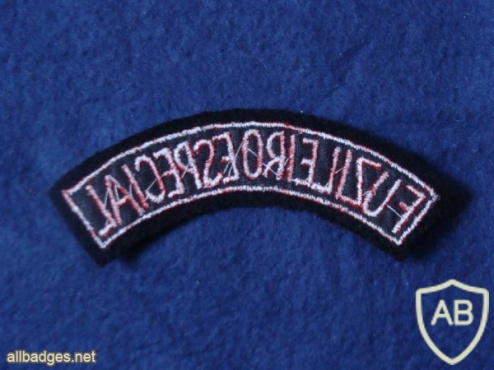 Portuguese Navy "Special Marine" red and dark blue uniform patch badge img4369