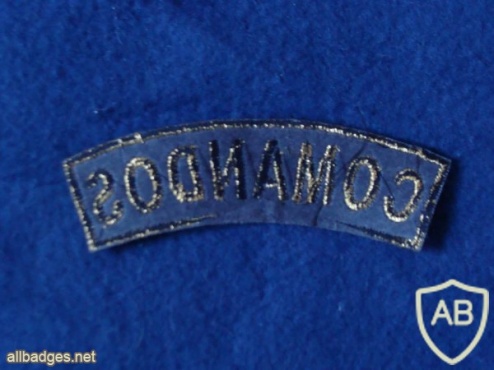 Portuguese Army "Comandos" gold and black uniform patch badge img4320