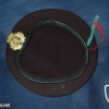 Portuguese Army brown beret with army crest img4376
