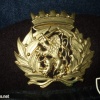 Portuguese Army brown beret with army crest img4375