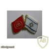 The flag of israel and the flag of fire and rescue img4667