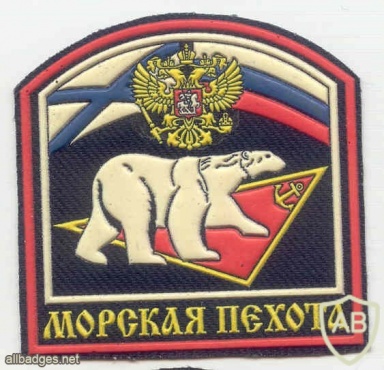 RUSSIAN FEDERATION Naval infantry, North Sea Fleet sleeve patch img5259