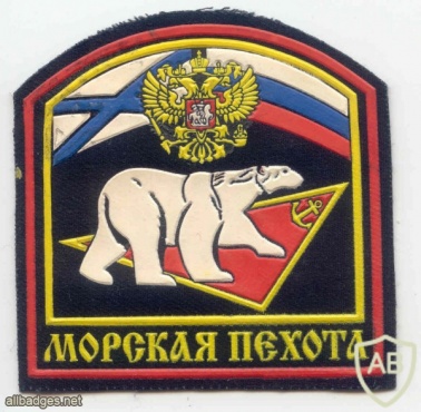 RUSSIAN FEDERATION Naval infantry, North Sea Fleet sleeve patch img5257
