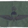MALAYSIA Parachutist qualification wings, Rigger, cloth