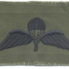 GERMANY Airborne Parachutist wings for British qualified personnel, subdued