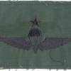 MALAYSIA Airborne Parachutist qualification wings, Senior, cloth