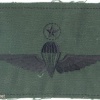 MALAYSIA Airborne Parachutist qualification wings, Master, cloth