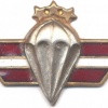 LATVIA Parchutist wings, II Class (silver), obsolete
