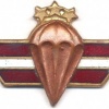 LATVIA Parchutist wings, III Class (bronze), obsolete