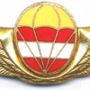 AUSTRIA Parachutist wings, 1st Class