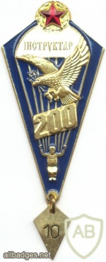 BELARUS Army parachutist badge, Instructor img5455