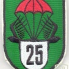 AUSTRIA Army (Bundesheer) - 25th Infantry Battalion parachutist sleeve patch, embroidered