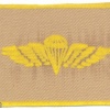 COLOMBIA Airborne Parachutist wings, Basic, printed on tan img5894