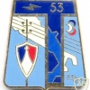 FRANCE Army 53rd Signals Regiment pocket badge