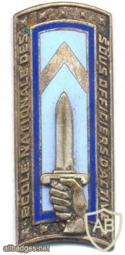 FRANCE National Active NCOs School (ENSOA) pocket badge img6067