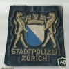 Zurich municipal police patch img6498