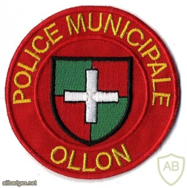 Ollon municipal police patch img6508