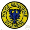 Villeneuve municipal police patch