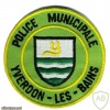 Yverdon-les-Bains municipal police patch img6510