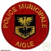 Aigle municipal police patch