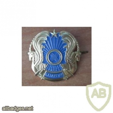 Kazakh police cap badge img6907