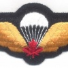 CANADA Army Parachute Jump wings, wool, padded