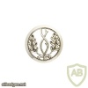 Army treasury cap badge, silver