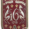 FRANCE 16th Dragoon Regiment pocket badge