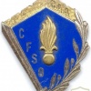 FRANCE Algerian Corps NCO Training Center (CFSO CAA) pocket badge