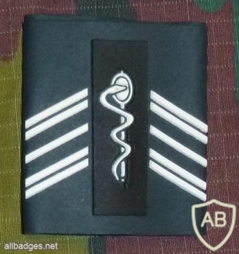 Belgium medical service 1st Sergeant-Chief rank img7471