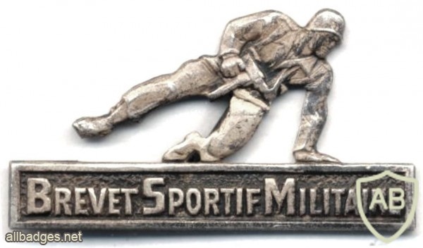 FRANCE Military Fitness pocket badge img7517