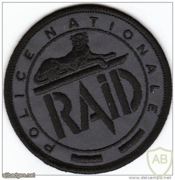 French police RAID unit patch img7582
