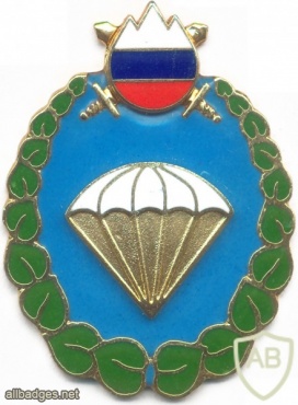 SLOVENIA Parachutist pocket badge img7692