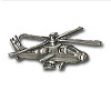 Apache helicopter ( resin ) - silver img7859