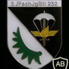 252nd Parachute Battalion, 5th Company badge