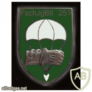 251st Parachute Battalion badge img8009
