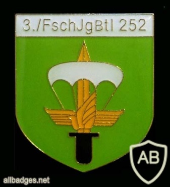 252nd Parachute Battalion, 3rd Company badge img8016